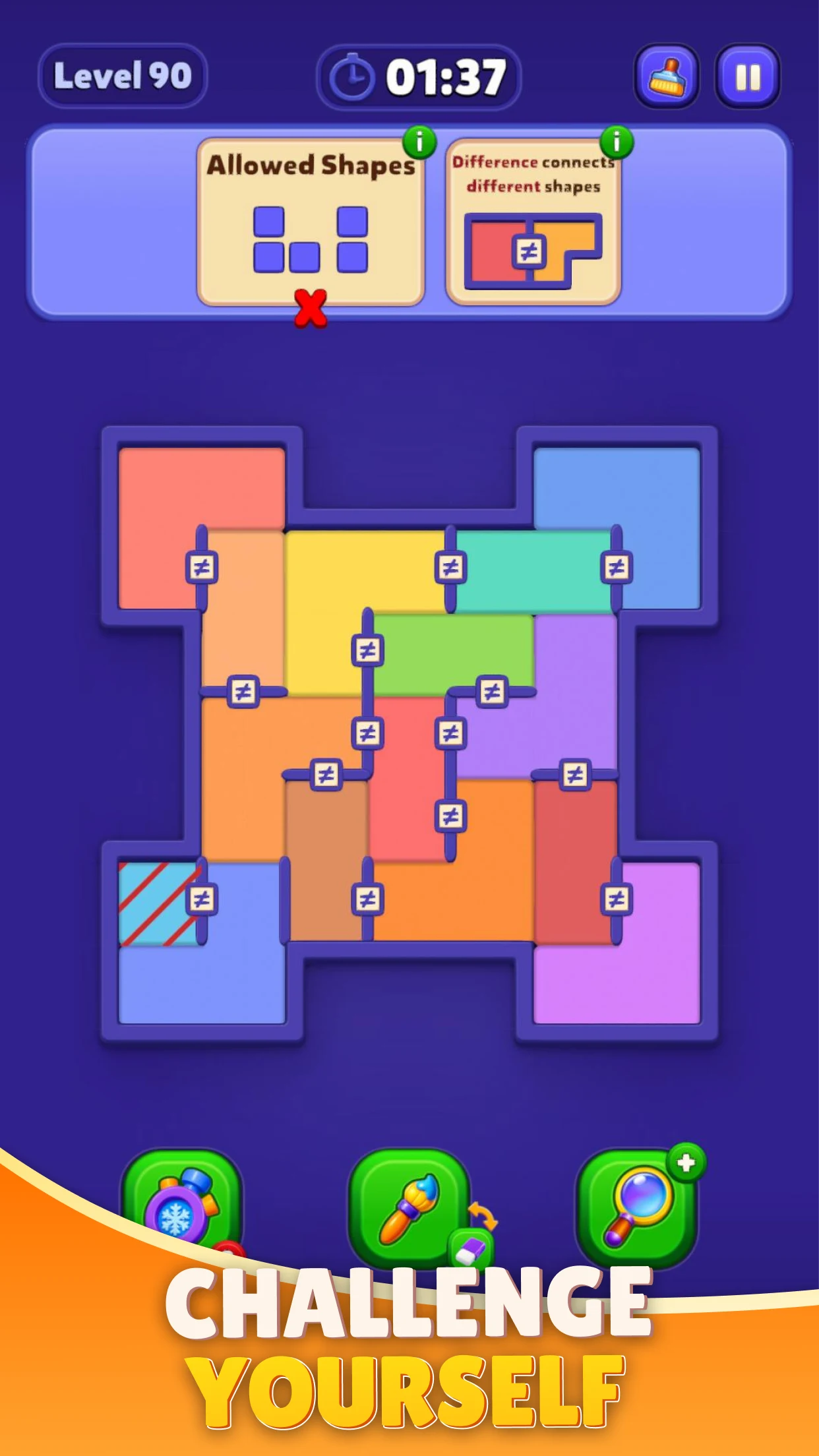 Shape Maze: Color Logic screenshot